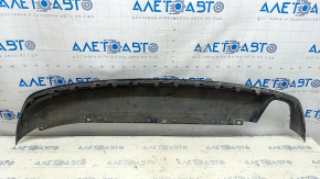 Губа заднего бампера VW Passat b8 16-19 USA R-Line, черный глянец, царапины, примят