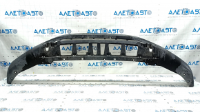 Губа переднего бампера BMW X1 F48 16-19 структура, под парктроники, не заводские отверстия, царапины, тычки