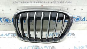 Grila radiator stanga BMW X1 F48 16-19 X-line grila gri, nisip