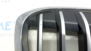 Решетка радиатора grill правая BMW X1 F48 16-19 X-line серая решетка, песок