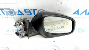 Зеркало боковое правое в сборе BMW X1 F48 16-22 черное, 5 пинов, поворотник