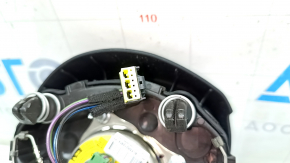 Подушка безопасности airbag в руль водительская BMW X1 F48 16-22 черная, царапины