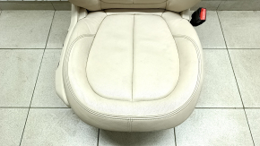 Scaun pasager BMW X1 F48 16-19 cu airbag, electric, incalzit, perforat, piele Oyster bej