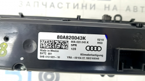 Управление климат-контролем Audi Q5 80A 18-24 под подогрев сидений, потерто