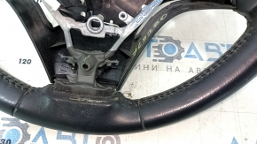 Руль голый Toyota Avalon 13-14 кожа черная, под химчистку, царапины