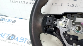 Руль голый Toyota Avalon 13-14 кожа черная, под химчистку, царапины, тычки