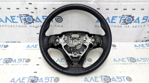 Volan gol Toyota Camry v55 15-17 usa piele neagra, cusaturi rosii, fara petale, denivelari, zgarieturi