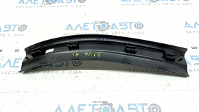 Garnitură prag, interior spate stânga BMW X1 F48 16-22 negru, pentru curățare