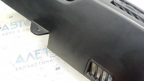 Консоль задняя в сборе BMW X5 F15 14-18 черная, 3 ряд, с дефлекторами, подстаканники, царапины