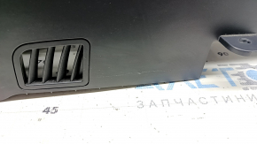 Консоль задняя в сборе BMW X5 F15 14-18 черная, 3 ряд, с дефлекторами, подстаканники, царапины