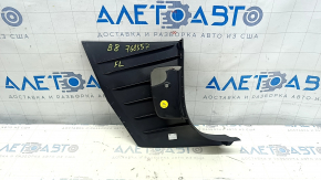 Накладка передней стойки нижняя левая VW Passat b8 16-19 USA черная, потерта