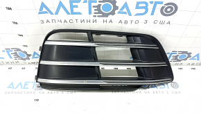 Grila bara fata dreapta Audi Q5 80A 18-20 fara radar cu crom, S-Line, nisip