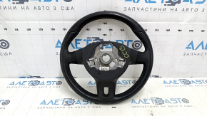 Руль голый VW CC 08-17 кожа черная, царапины, затерт, тычки