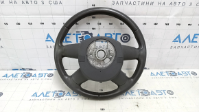 Руль голый Audi Q5 8R 09-13 кожа, серый, без кнопок, 4 спицы, царапины
