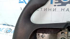 Руль голый Kia Optima 16-18 резина черная, без накладок и кнопок, царапина, тычки