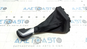 Ручка КПП BMW X1 F48 16-19 кожа черная, потерта, царапины
