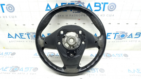 Руль голый BMW X1 F48 16-22 кожа черная с подогревом, царапины, потертости, под чистку
