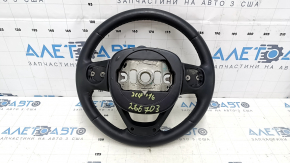 Руль голый Jeep Grand Cherokee WK2 14-22 кожа черная, с накладками, царапины, тычки