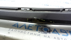 Бампер передний голый Toyota Camry v70 18-20 LE\XLE без парктроников, графит, примят, царапины, после ремонта, надлом крепления