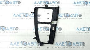 Накладка центральной консоли Audi Q5 80A 18-20 черная структура