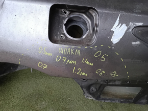 Четверть крыло задняя левая Toyota Camry v55 15-17 usa, графит, отпилена, шпаклевана 0.4-1.2мм, тычки