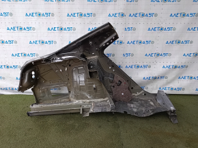 Четверть крыло задняя левая Toyota Camry v55 15-17 usa, графит, отпилена, шпаклевана 0.4-1.2мм, тычки