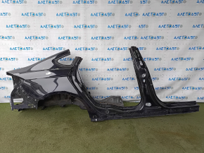 Четверть крыло задняя правая Ford Fusion mk5 13-20 черная, отпилена, с центральной стойокой, тычки, крашенная