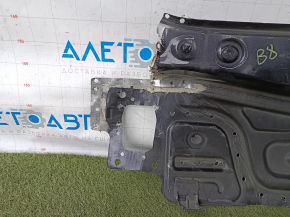 Задняя панель VW Passat b8 16-19 2 части, отсверлена, черная