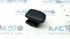 Buton de viteze Audi Q5 80A 18-20 piele neagra cu cusaturi gri