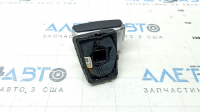 Ручка КПП Audi Q5 80A 18-20 кожа черная с серой строчкой