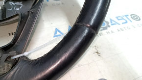 Volan dezgolit Jeep Cherokee KL 14-20 piele neagra, neincalzit, cu placa de jos, zgarieturi, zgarieturi, uzat