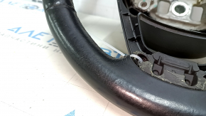 Volan dezgolit Jeep Cherokee KL 14-20 piele neagra, neincalzit, cu placa de jos, zgarieturi, zgarieturi, uzat