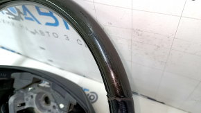 Руль голый Lexus GS300 GS350 06-07 кожа черная, под черное дерево, царапины, скол на дереве, затерт, тычки