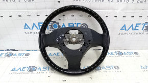 Руль голый Lexus GS300 GS350 06-07 кожа черная, под черное дерево, царапины, скол на дереве, затерт, тычки