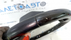 Руль голый Lexus GS300 GS350 06-07 кожа черная, под черное дерево, царапины, скол на дереве, затерт, тычки