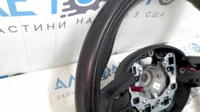 Руль голый Mini Cooper Countryman R60 10-16 кожа черная, без кнопок, царапины, под чистку
