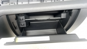 Перчаточный ящик, бардачок VW Passat b8 16-19 USA черный, 2 части, с кнопками, царапины, надломано крепление
