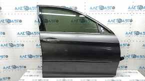 Дверь в сборе передняя правая Honda Accord 13-17 keyless, графит NH-797M, вмятина