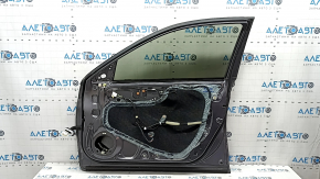 Дверь в сборе передняя правая Honda Accord 13-17 keyless, графит NH-797M, вмятина
