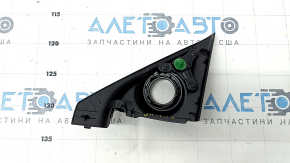 Крышка зеркала внутренняя левая Honda Accord 13-17 черная, под пищалку