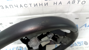 Руль голый Subaru Forester 19-23 SK кожа черный, с задней накладкой, царапины
