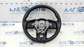 Руль голый Subaru Legacy 15-17 кожа черная, тычки, царапина, тычки