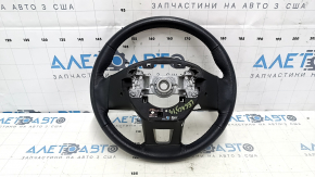 Руль голый Subaru Legacy 15-17 кожа черная, тычки, царапина, тычки