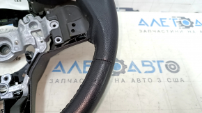 Руль голый Subaru Legacy 15-17 кожа черная, тычки, царапина, тычки