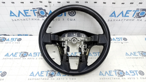 Руль голый Mitsubishi Galant 04-06 резина черный, тычка,под чистку, затерт, царапины