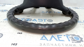 Руль голый Mitsubishi Galant 04-06 резина черный, тычка,под чистку, затерт, царапины