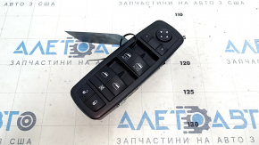 Управление стеклоподъемником передним левым Jeep Cherokee KL 14-14 черная, 2 auto, потертость