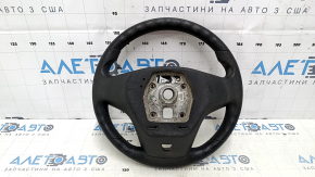 Руль голый Chevrolet Volt 11-15 резина с белой накладкой, без кнопок, под чистку, порез, тычка