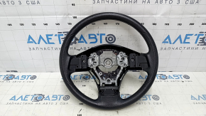 Руль голый Subaru Forester 14-16 SJ резина черная, с задней накладкой, царапины