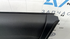 Garnitura portiere fata dreapta Honda Accord 16-17 piele neagra, cotiera piele neagra, turnare din lemn lucios, curatabila